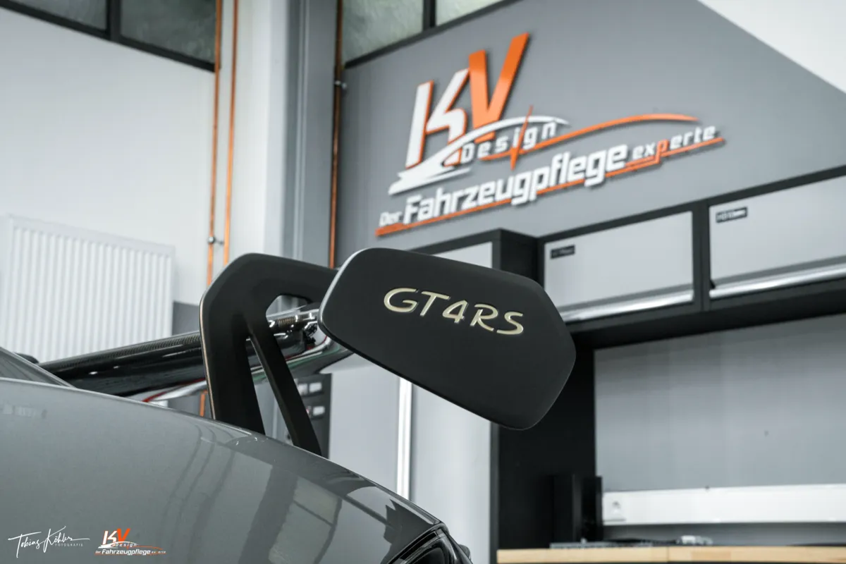 Porsche 718 Cayman GT4 RS — High-End Lackkorrektur & Keramikversiegelung — Bild 4